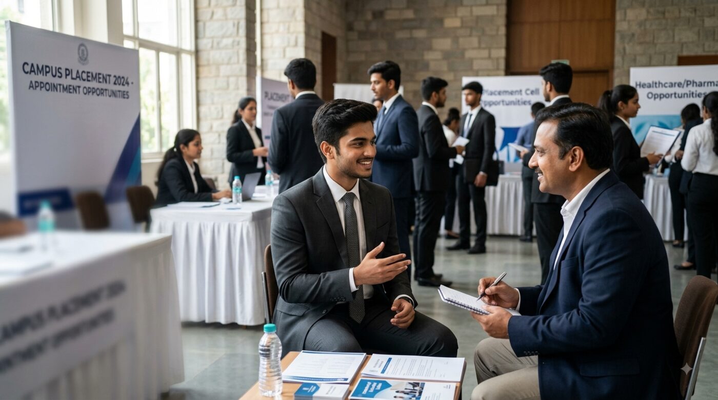 Campus placement drive at Vidyapati College of Health